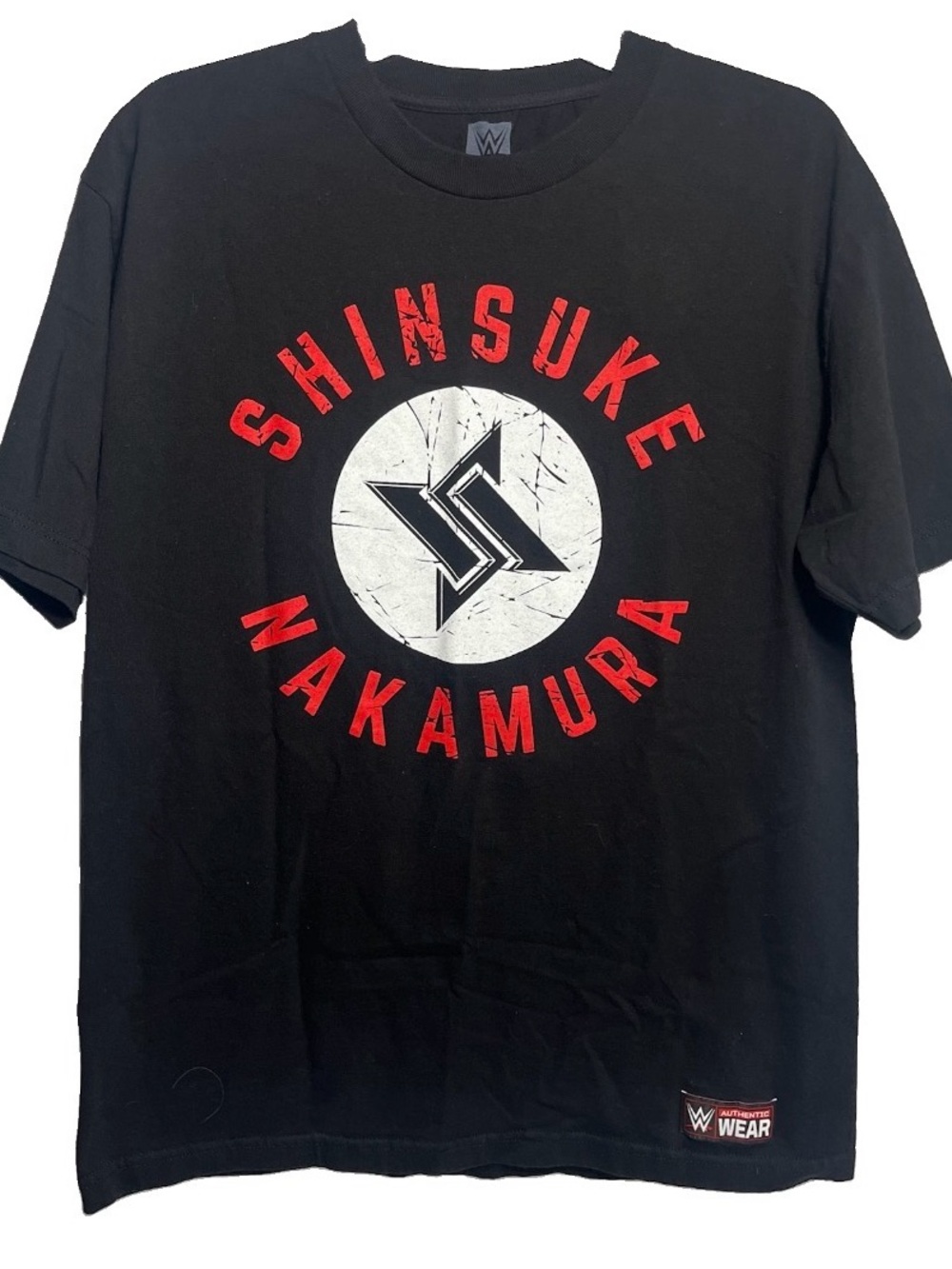 WWE Shinsuke Nakamura Adult Size Large T-shirt Black
